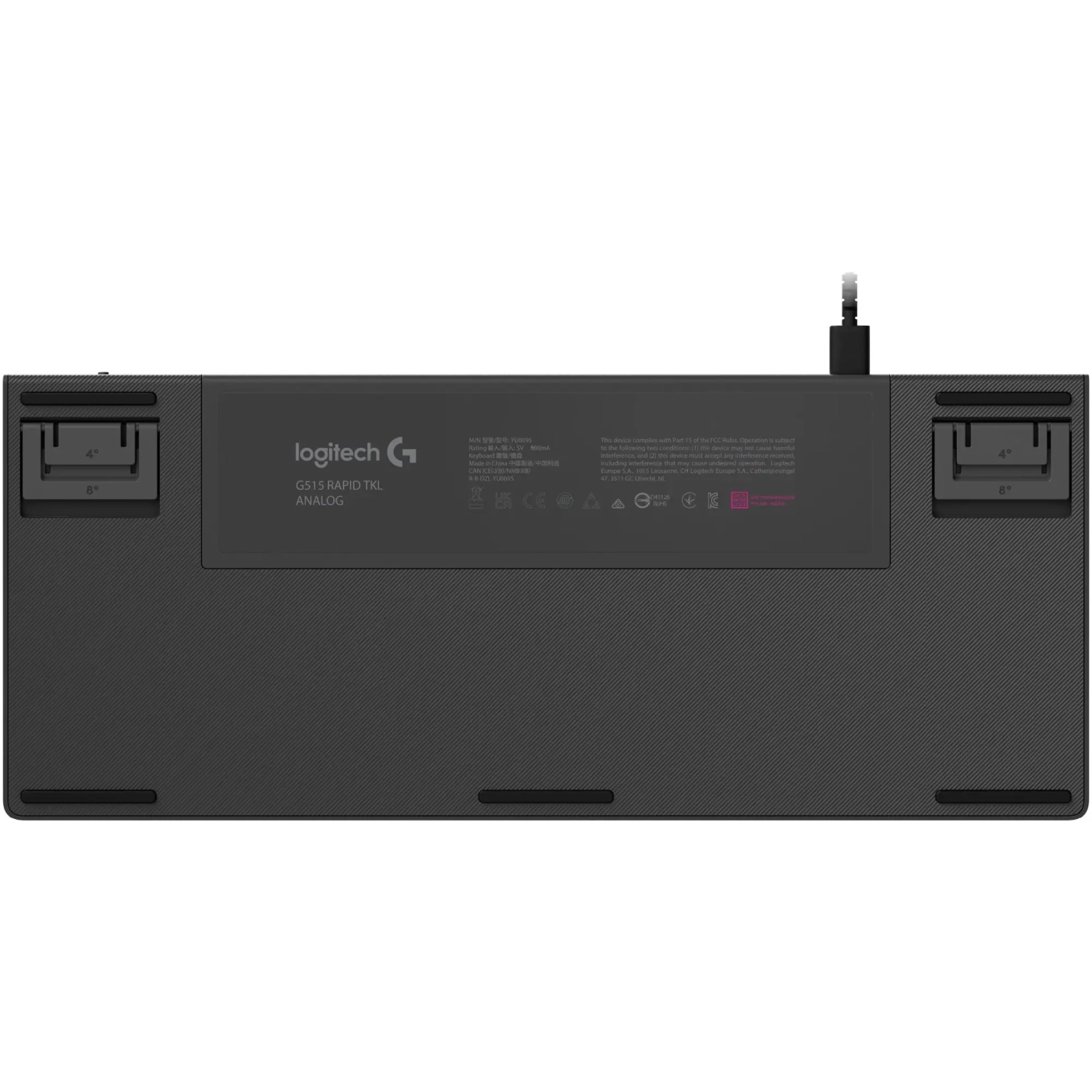 Купити Клавіатура Logitech G515 Rapid TKL Wired USB Black (920-013861) - фото 4