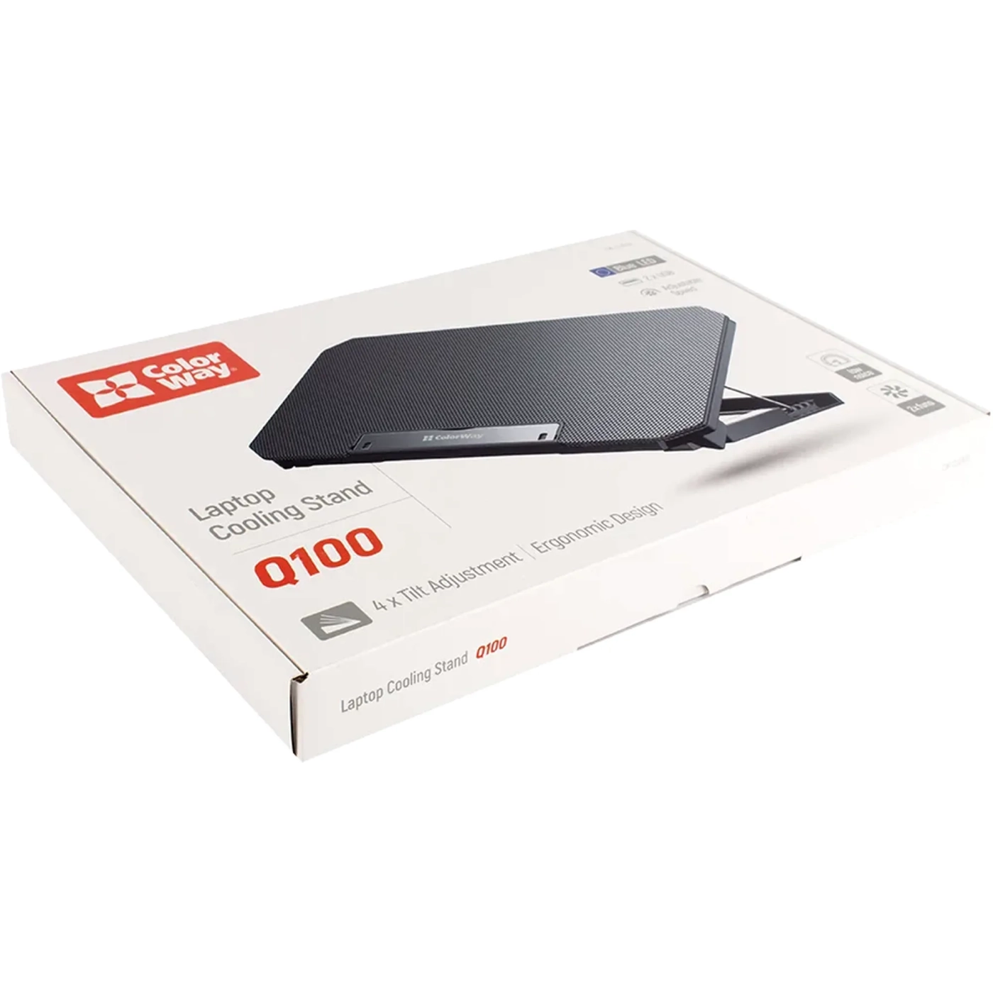 Купить Охлаждающая подставка для ноутбука ColorWay Q100 10-17” (CW-CLQ100) - фото 13