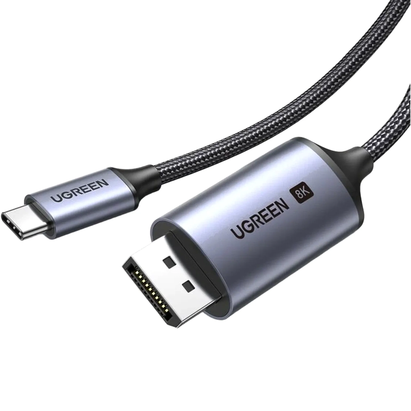 Купить Кабель UGREEN CM556 USB-C to DisplayPort 8K Cable 3m Black (25839) - фото 4