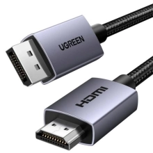 Купить Кабель UGREEN DP125 DisplayPort to HDMI 2.0 4K@30Hz 1.5m Black (35841) - фото 2