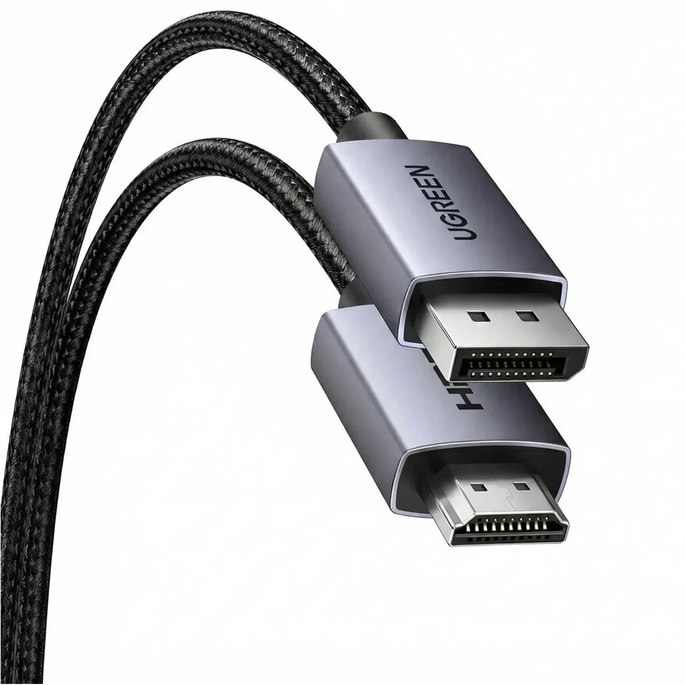 Купить Кабель UGREEN DP125 DisplayPort to HDMI 2.0 4K@30Hz 1.5m Black (35841) - фото 3