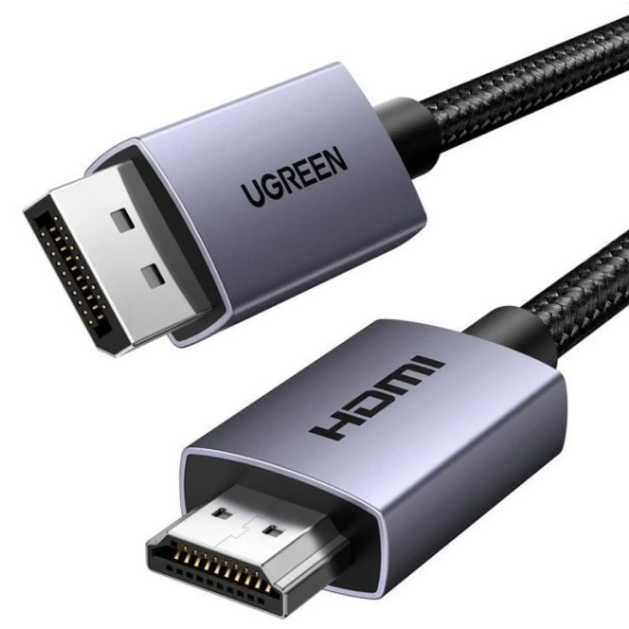 Купить Кабель UGREEN DP125 DisplayPort to HDMI 2.0 4K@30Hz 2m Black (35842) - фото 2