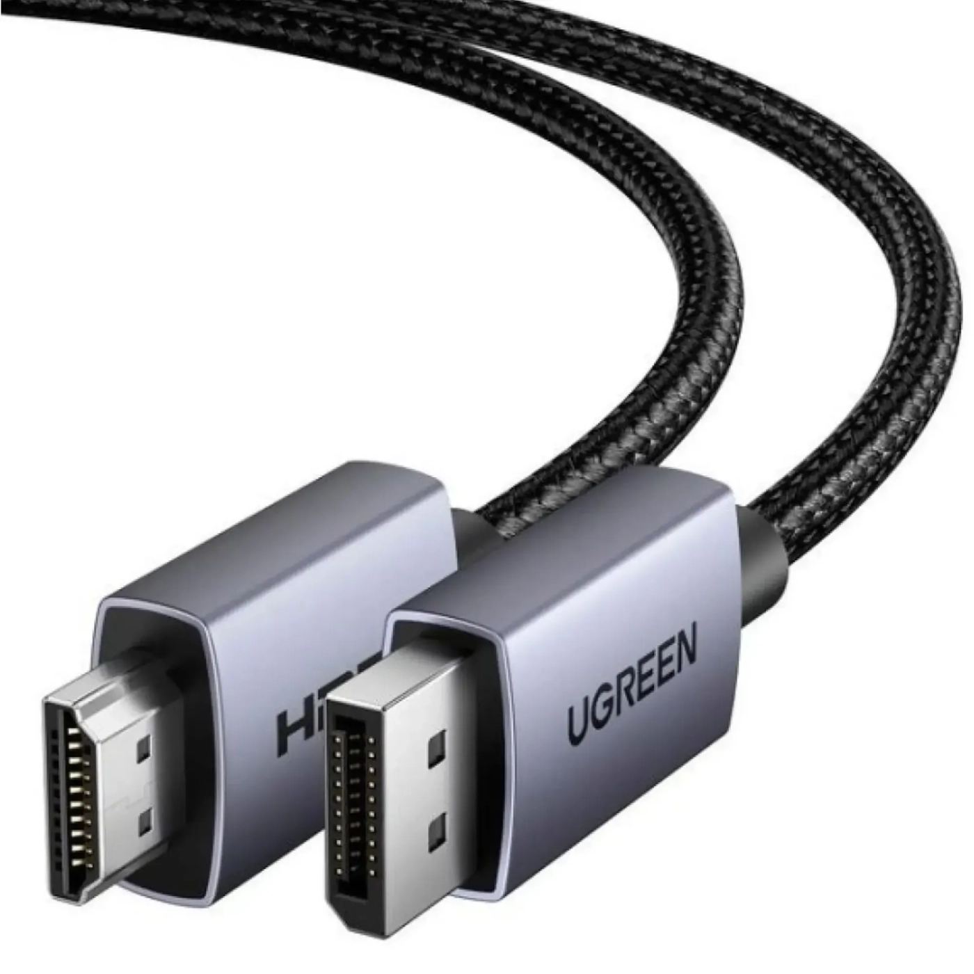 Купить Кабель UGREEN DP125 DisplayPort to HDMI 2.0 4K@30Hz 2m Black (35842) - фото 4