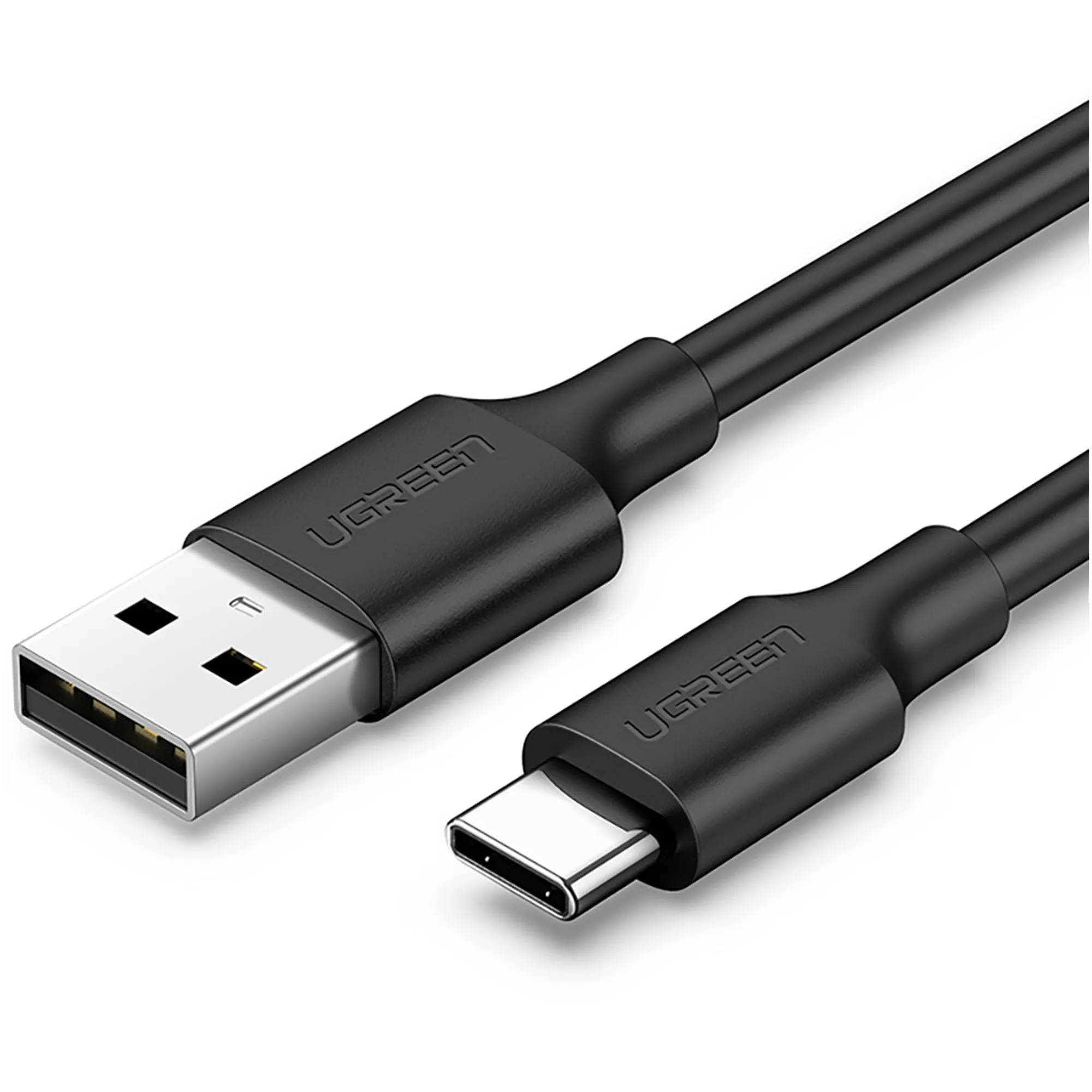 Купити Кабель UGREEN US287 USB 2.0 - USB-C 3A 1m Black (60116) - фото 1