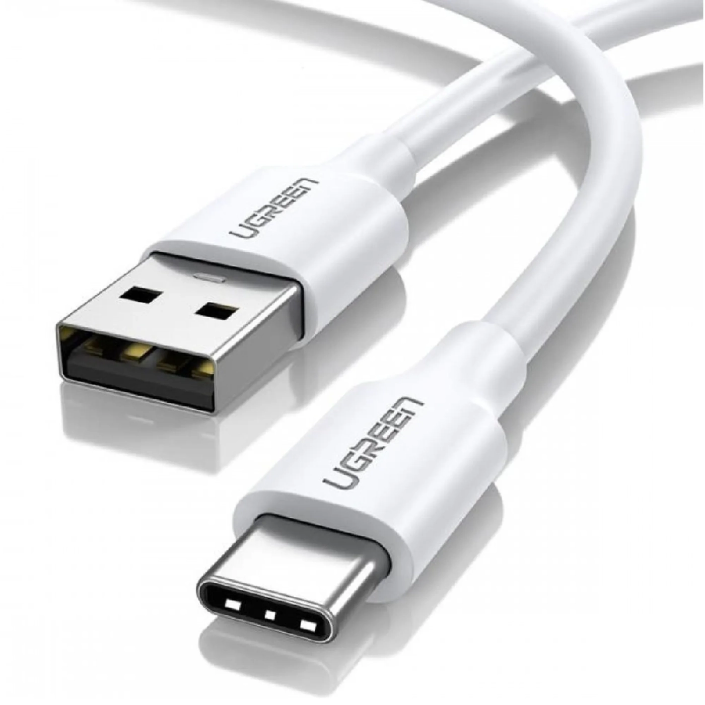 Купить Кабель UGREEN US287 USB 2.0 - USB-C 3A 1m White (60121) - фото 2