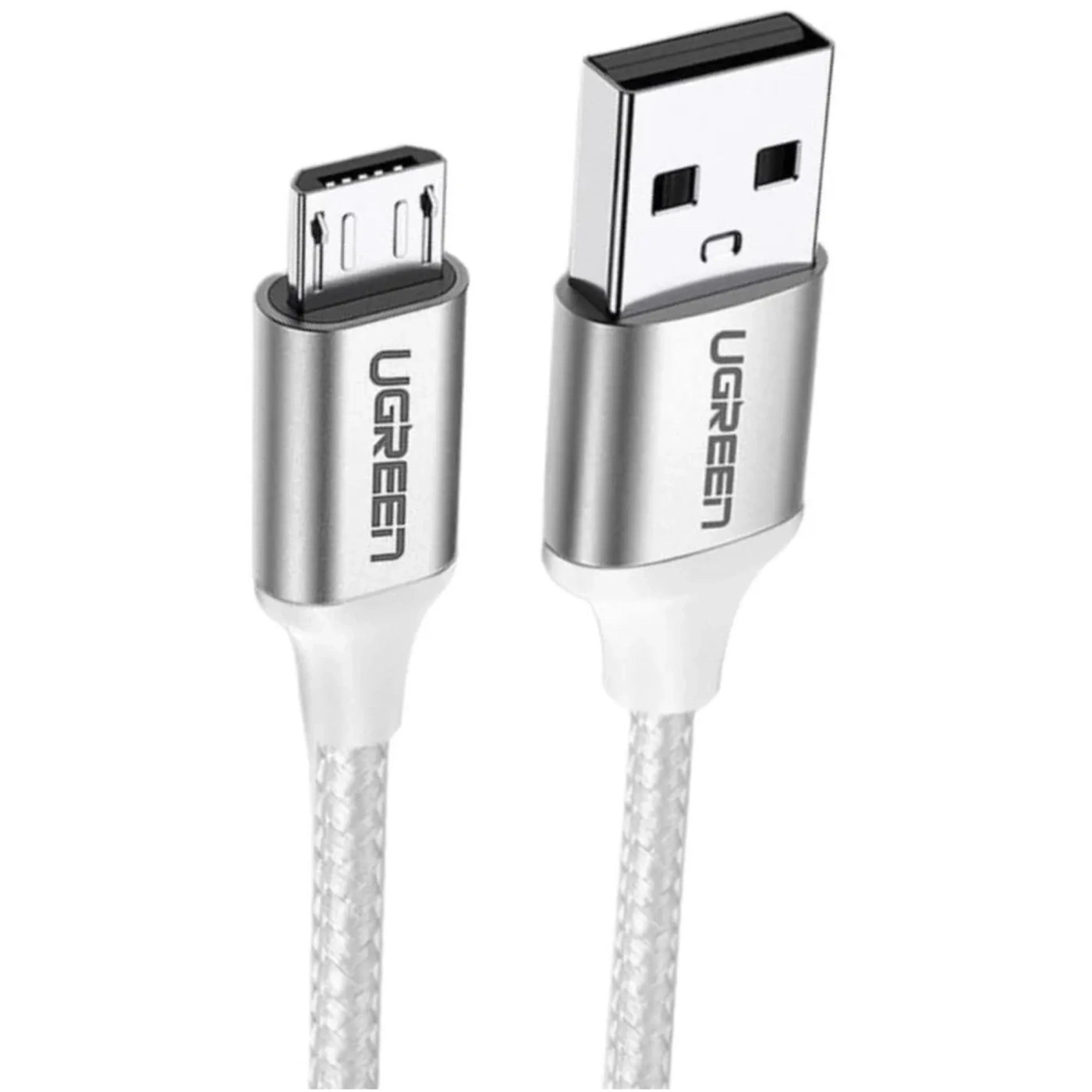 Купити Кабель UGREEN US290 USB 2.0 - MicroUSB 1m White (60151) - фото 3