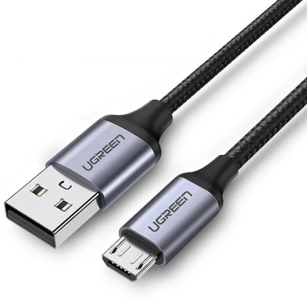 Купити Кабель UGREEN US290 USB 2.0 - MicroUSB 2m Black (60148) - фото 2