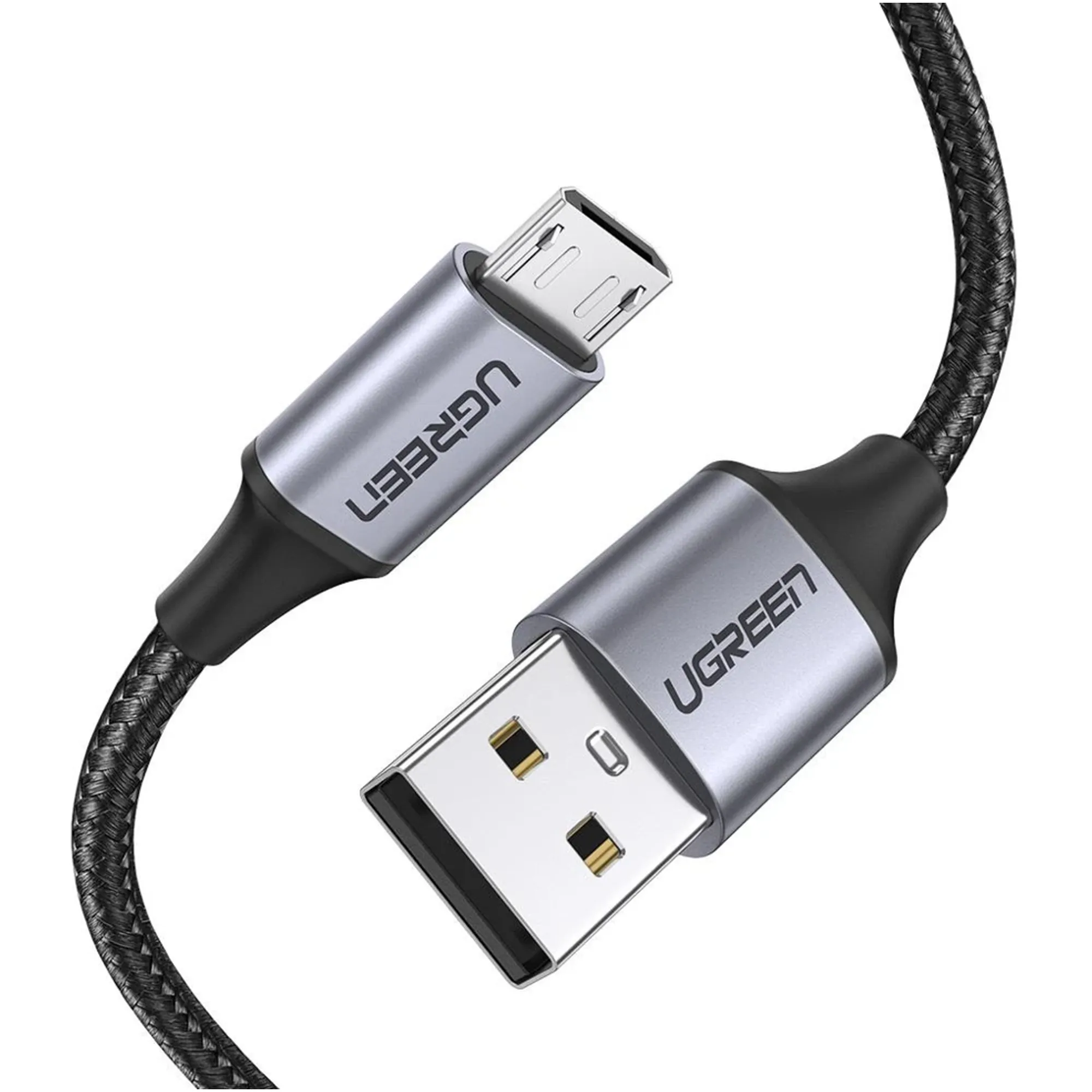 Купити Кабель UGREEN US290 USB 2.0 - MicroUSB 2m Black (60148) - фото 3