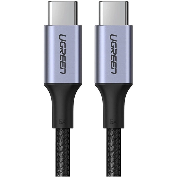 Купить Кабель UGREEN US316 USB-C - USB-C 100W 1.5m Space Gray (70428) - фото 2