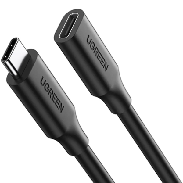 Купити Кабель-подовжувач UGREEN US353 USB-C 3.1 Gen2 100W 1m Black (10387) - фото 2