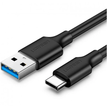 Купити Кабель UGREEN US184 USB 3.0 to USB Type-C 3A 1.5m Black (20883) - фото 1