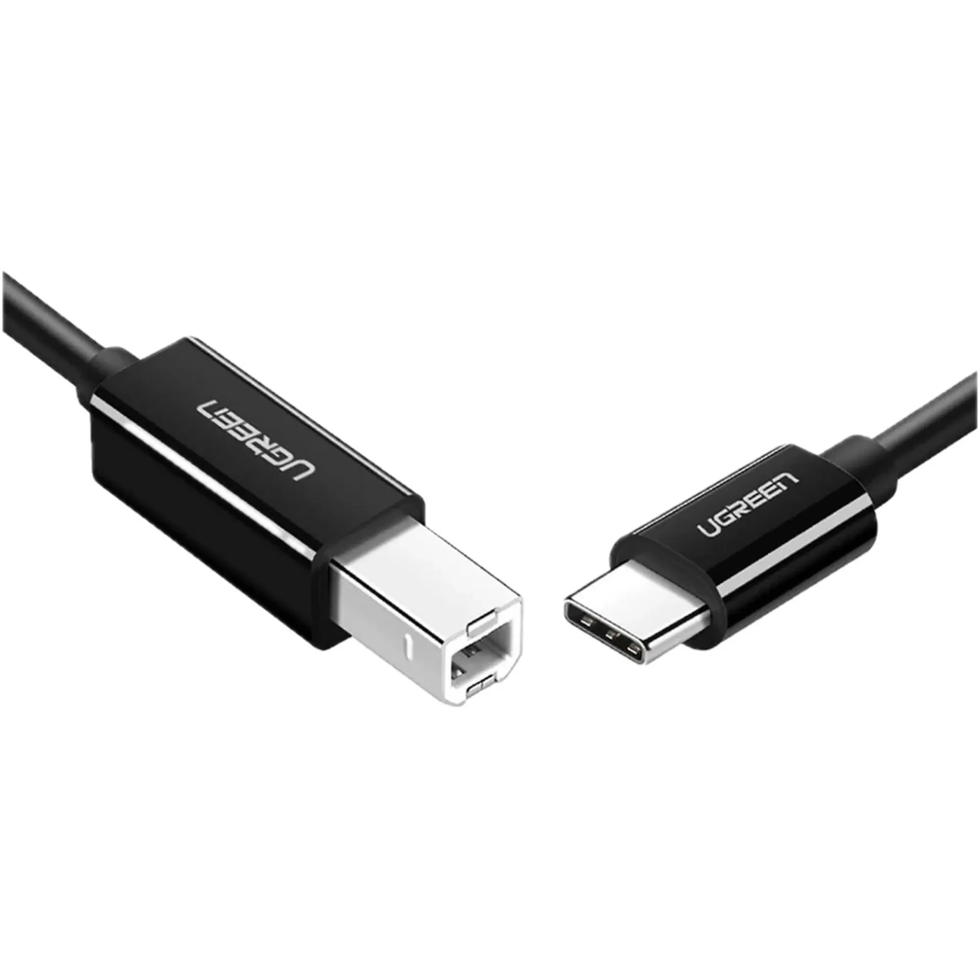 Купить Кабель UGREEN US241 USB-C 2.0 to USB-B 2.0 Print Cable 2m Black (50446) - фото 2
