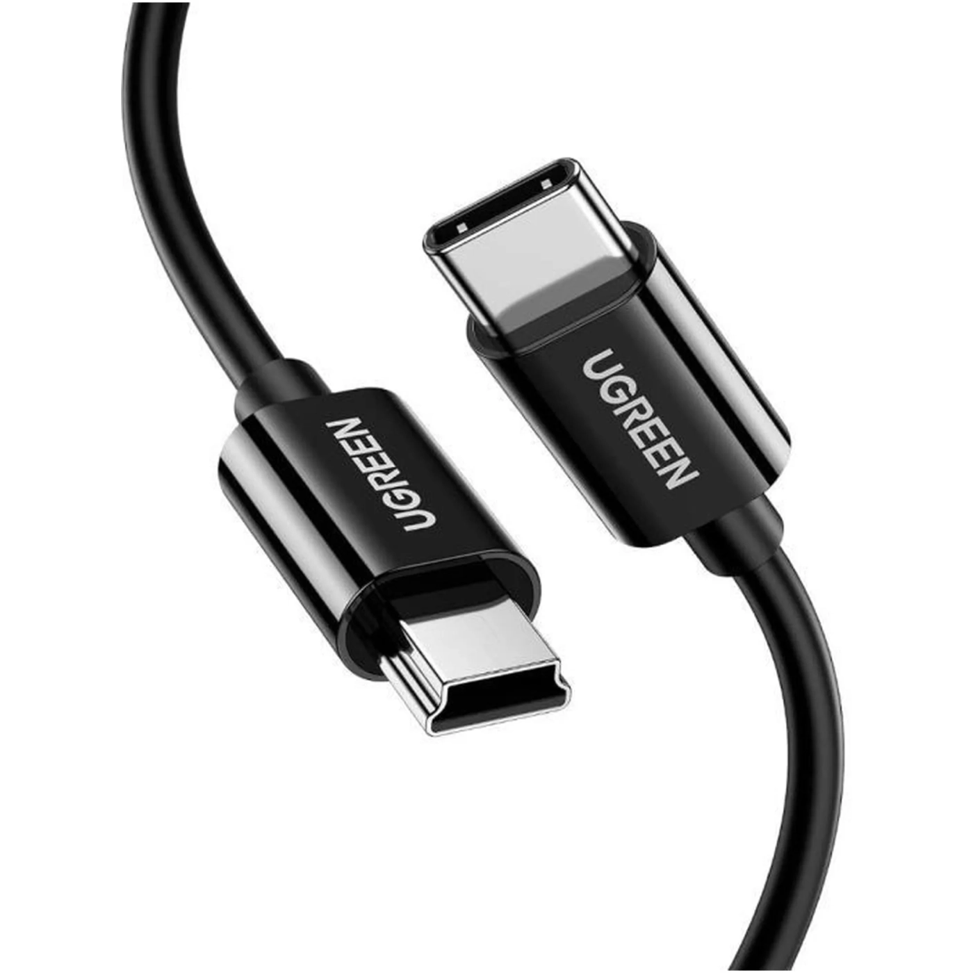 Купити Кабель UGREEN US242 USB-C 2.0 to Mini-USB 5-pin 1m Black (50445) - фото 3