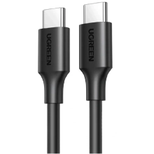 Купити Кабель UGREEN US286 USB-C 2.0 - USB-C 3A 1m Black (50997) - фото 1