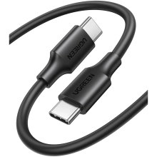 Купити Кабель UGREEN US286 USB-C 2.0 - USB-C 3A 1m Black (50997) - фото 3