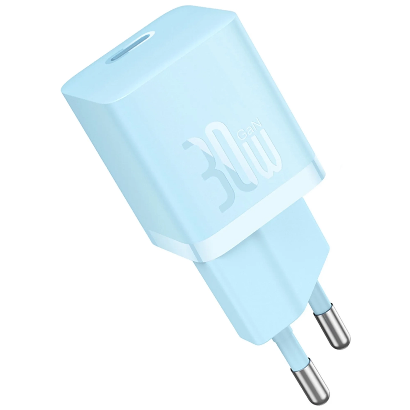 Купити Зарядний пристрій Baseus GaN5 Mini 1C 30W Blue (CCGN070603) - фото 1