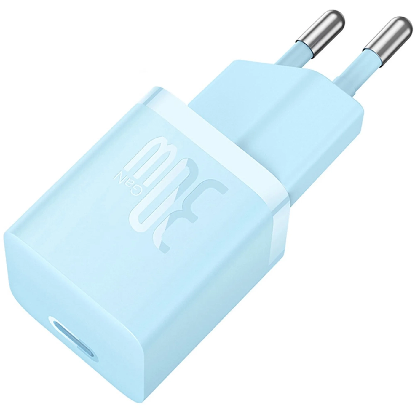 Купити Зарядний пристрій Baseus GaN5 Mini 1C 30W Blue (CCGN070603) - фото 4
