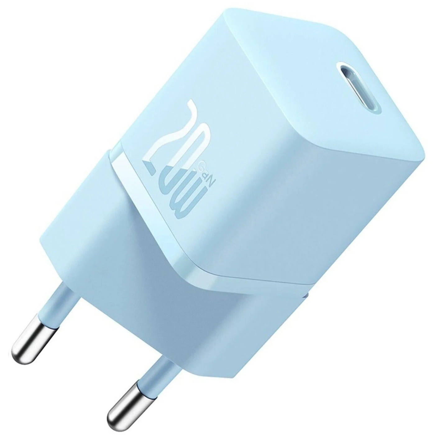 Купити Зарядний пристрій Baseus GaN5 Mini 1C 20W Blue (CCGN050103) - фото 1