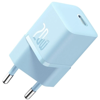 Купити Зарядний пристрій Baseus GaN5 Mini 1C 20W Blue (CCGN050103) - фото 1