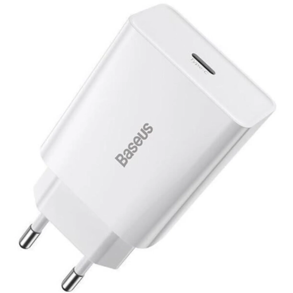 Купити Зарядний пристрій Baseus Speed Mini QC 1C 20W White (CCFS-SN02) - фото 2