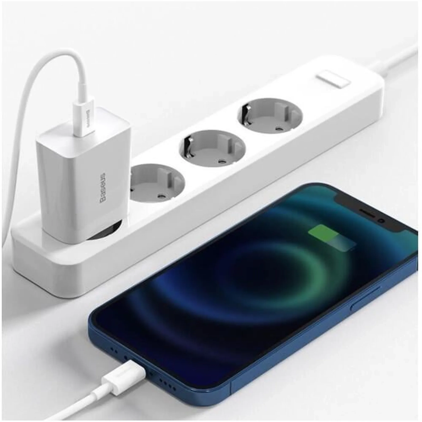 Купити Зарядний пристрій Baseus Speed Mini QC 1C 20W White (CCFS-SN02) - фото 9