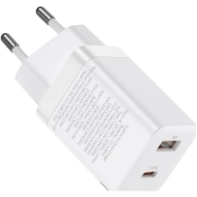 Купить Зарядное устройство Baseus Super Si Pro C+U 30W White (CCSUPP-E02) - фото 4