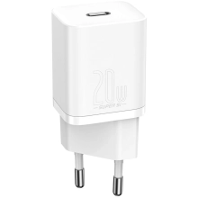 Купити Зарядний пристрій Baseus Super Si QC 1C 20W White (CCSUP-B02) - фото 1