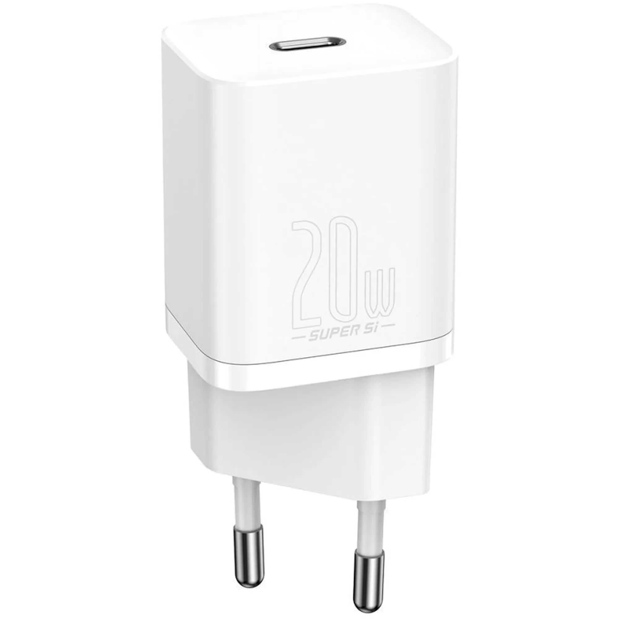 Купити Зарядний пристрій Baseus Super Si QC 1C 20W White (CCSUP-B02) - фото 1