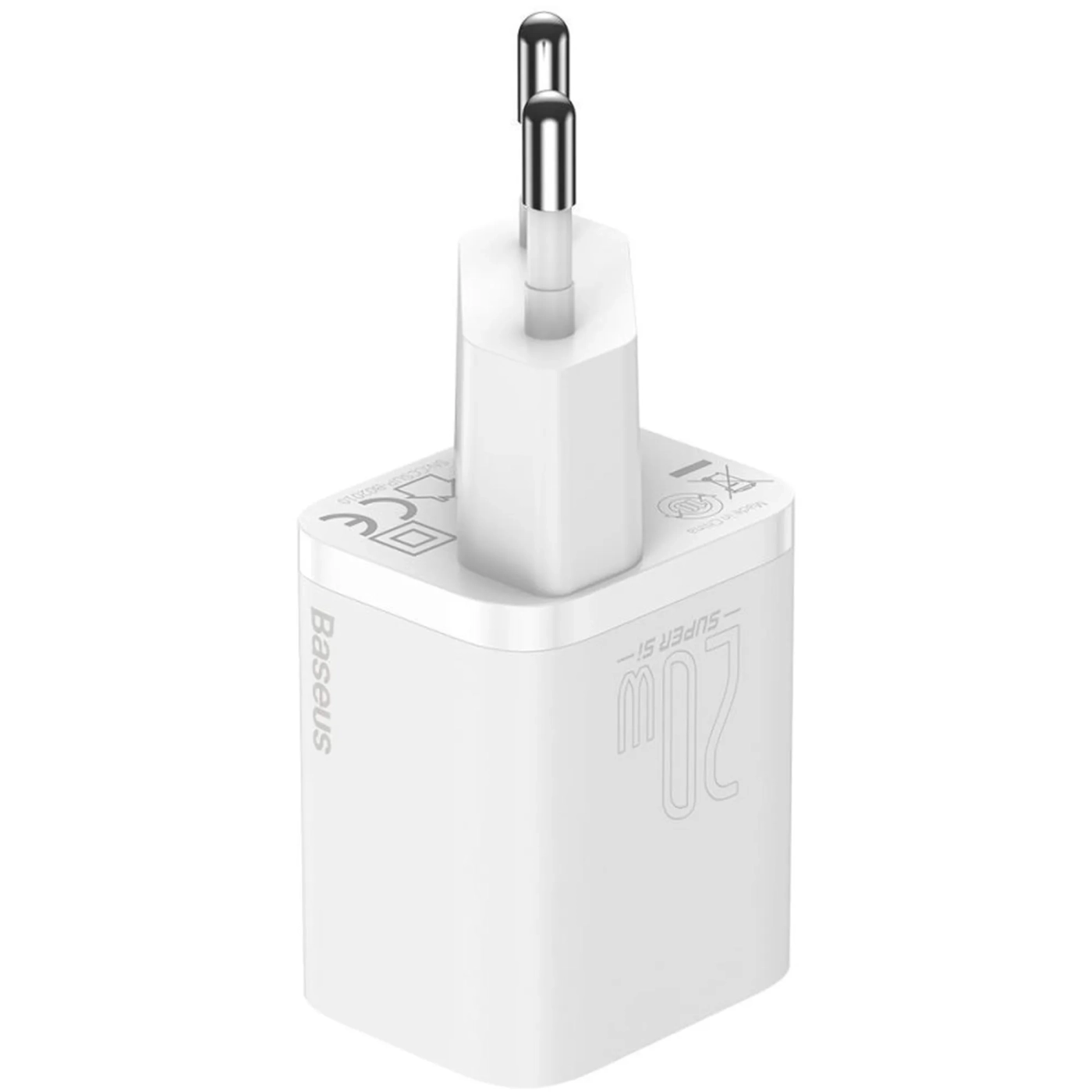 Купити Зарядний пристрій Baseus Super Si QC 1C 20W White (CCSUP-B02) - фото 3
