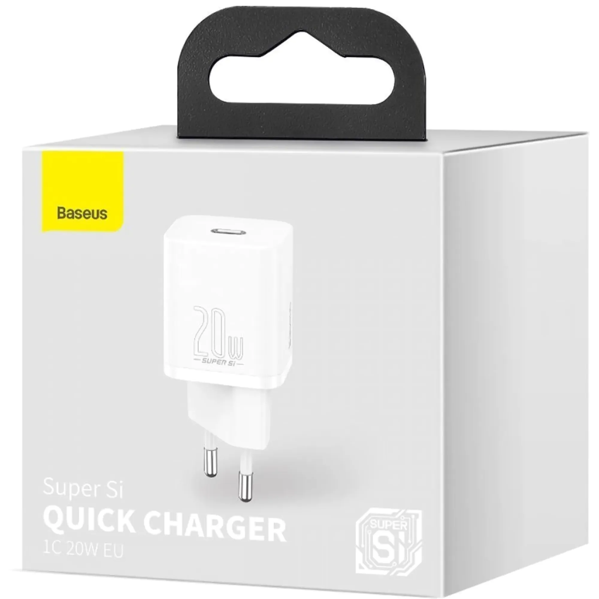Купити Зарядний пристрій Baseus Super Si QC 1C 20W White (CCSUP-B02) - фото 4
