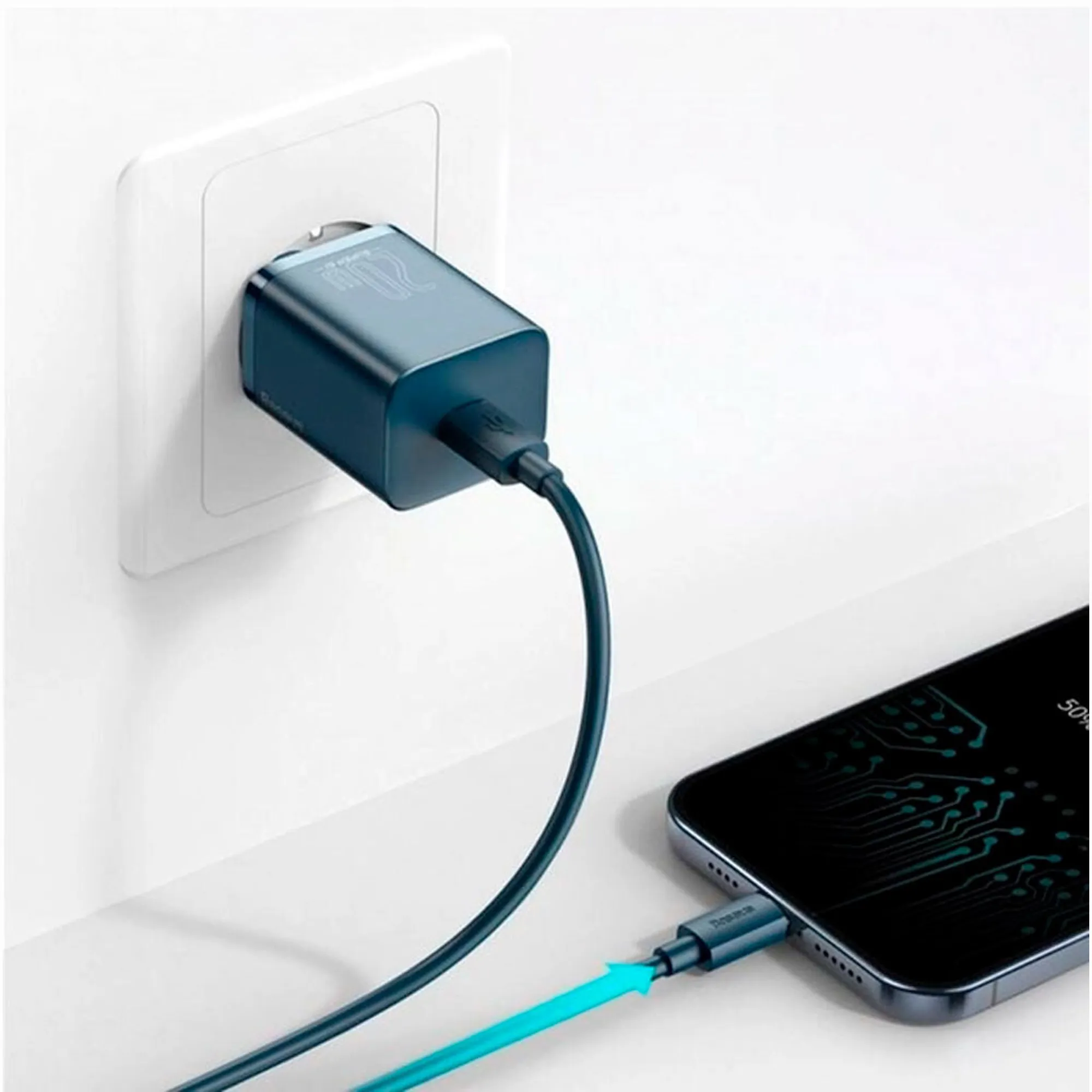 Купити Зарядний пристрій Baseus Super Si QC 1C 20W Blue (CCSUP-B03) - фото 6