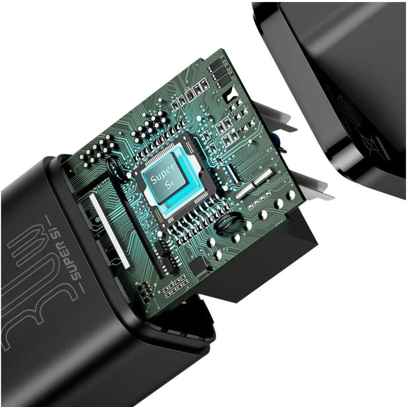 Купить Зарядное устройство Baseus Super Si QC 1C 30W Black (CCSUP-J01) - фото 4