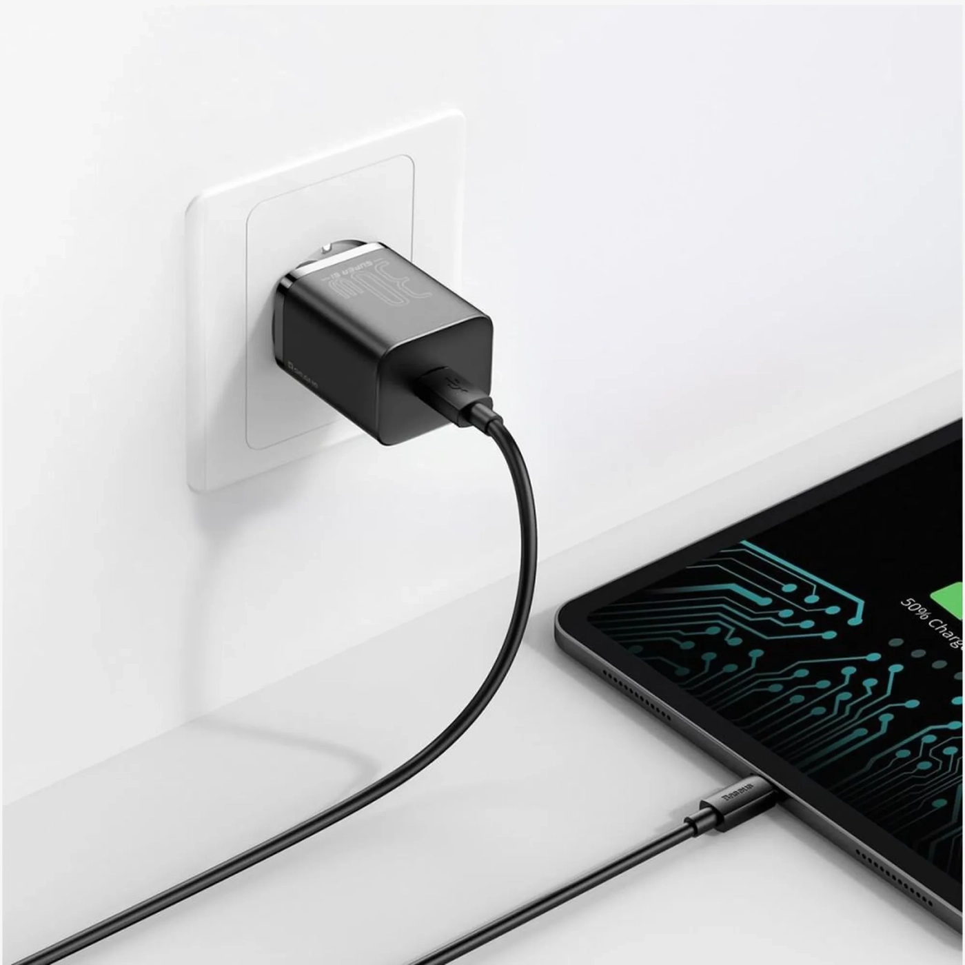 Купить Зарядное устройство Baseus Super Si QC 1C 30W Black (CCSUP-J01) - фото 8