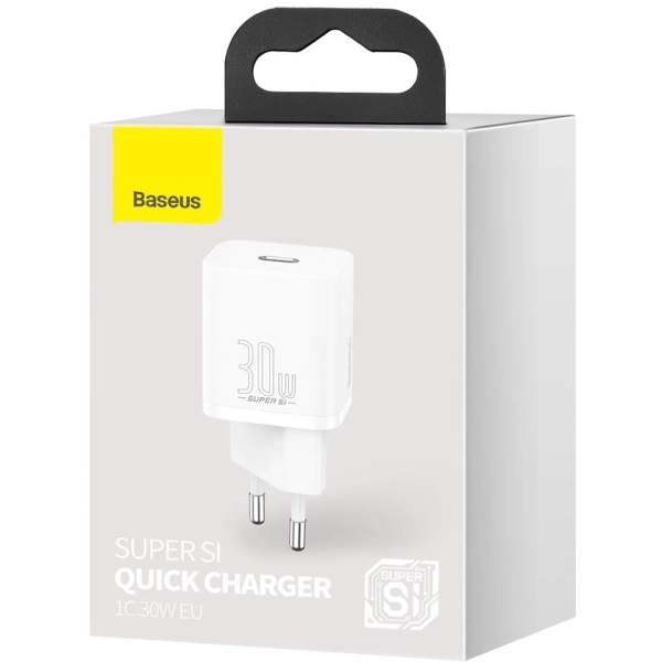 Купить Зарядное устройство Baseus Super Si QC 1C 30W White (CCSUP-J02) - фото 5