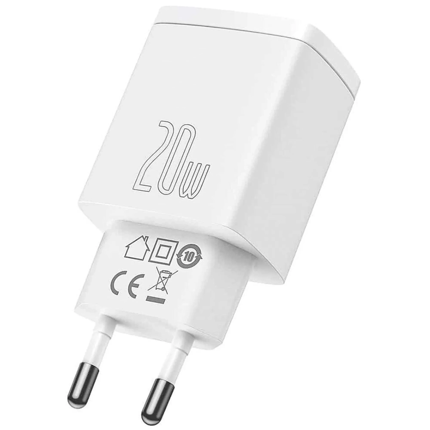 Купить Зарядное устройство Baseus Compact C+U 20W White (CCXJ-B02) - фото 3