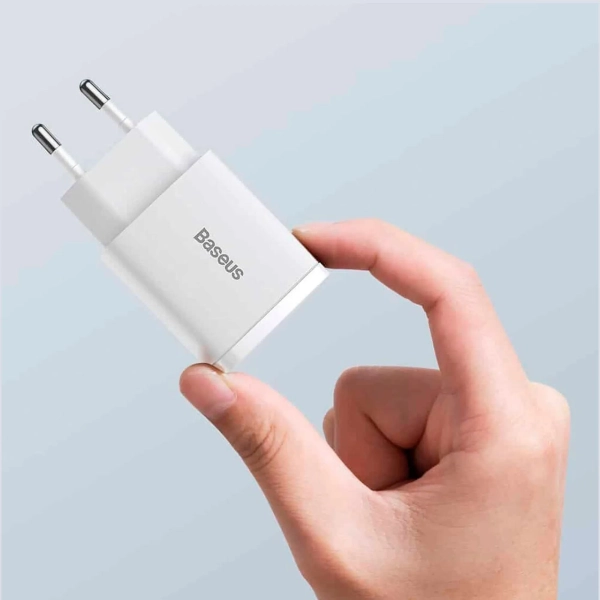 Купить Зарядное устройство Baseus Compact C+U 20W White (CCXJ-B02) - фото 6