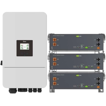 Купить Система хранения энергии DEYE SV-3DE12K2-LEC15K1-1 12kW 15.4kWh 3BAT LiFePO4 ≥6000 циклов (SV-3DE12K2-LEC15K1-1) - фото 1