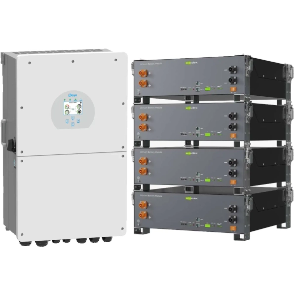 Купить Система хранения энергии DEYE SV-1DE16K1-LEC20K1-1 16kW 20.5kWh 4BAT LiFePO4 ≥6000 циклов (SV-1DE16K1-LEC20K1-1) - фото 2