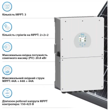 Купить Система хранения энергии DEYE SV-1DE16K1-LEC20K1-1 16kW 20.5kWh 4BAT LiFePO4 ≥6000 циклов (SV-1DE16K1-LEC20K1-1) - фото 4