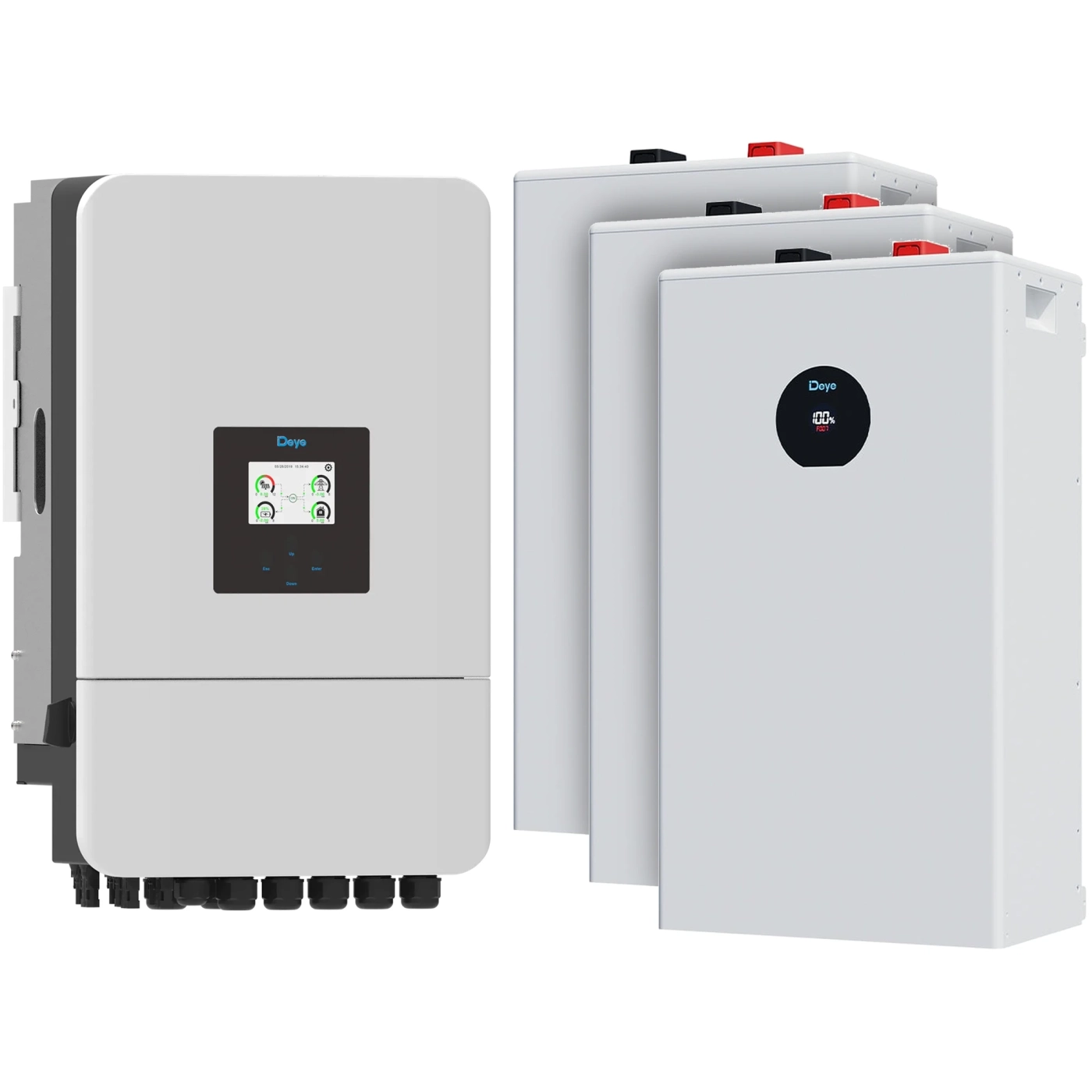 Купить Система хранения энергии DEYE SV-3DE20K1-LDE48K1-1 20kW 48.2kWh 3BAT LiFePO4 ≥6000 циклов (SV-3DE20K1-LDE48K1-1) - фото 2