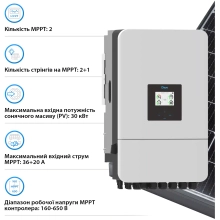 Купить Система хранения энергии DEYE SV-3DE20K1-LDE48K1-1 20kW 48.2kWh 3BAT LiFePO4 ≥6000 циклов (SV-3DE20K1-LDE48K1-1) - фото 4