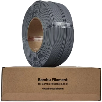 Купити PLA-CF Filament (пластик) для 3D принтера Bambu Lab 1кг, 1.75мм, лавовий сірий, без котушки (A50-D6-1.75-1000-SPLFREE) - фото 1