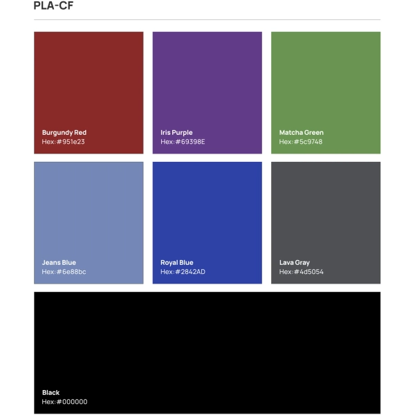 Купити PLA-CF Filament (пластик) для 3D принтера Bambu Lab 1кг, 1.75мм, чорний (A50-K0-1.75-1000-SPL) - фото 4