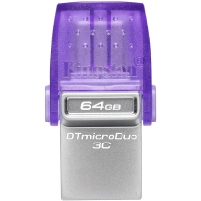 Купити Флеш накопичувач 64GB USB USB-C Kingston DataTraveler microDuo 3C (DTDUO3CG3/64GB) - фото 1