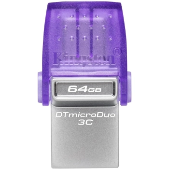 Купити Флеш накопичувач 64GB USB USB-C Kingston DataTraveler microDuo 3C (DTDUO3CG3/64GB) - фото 1