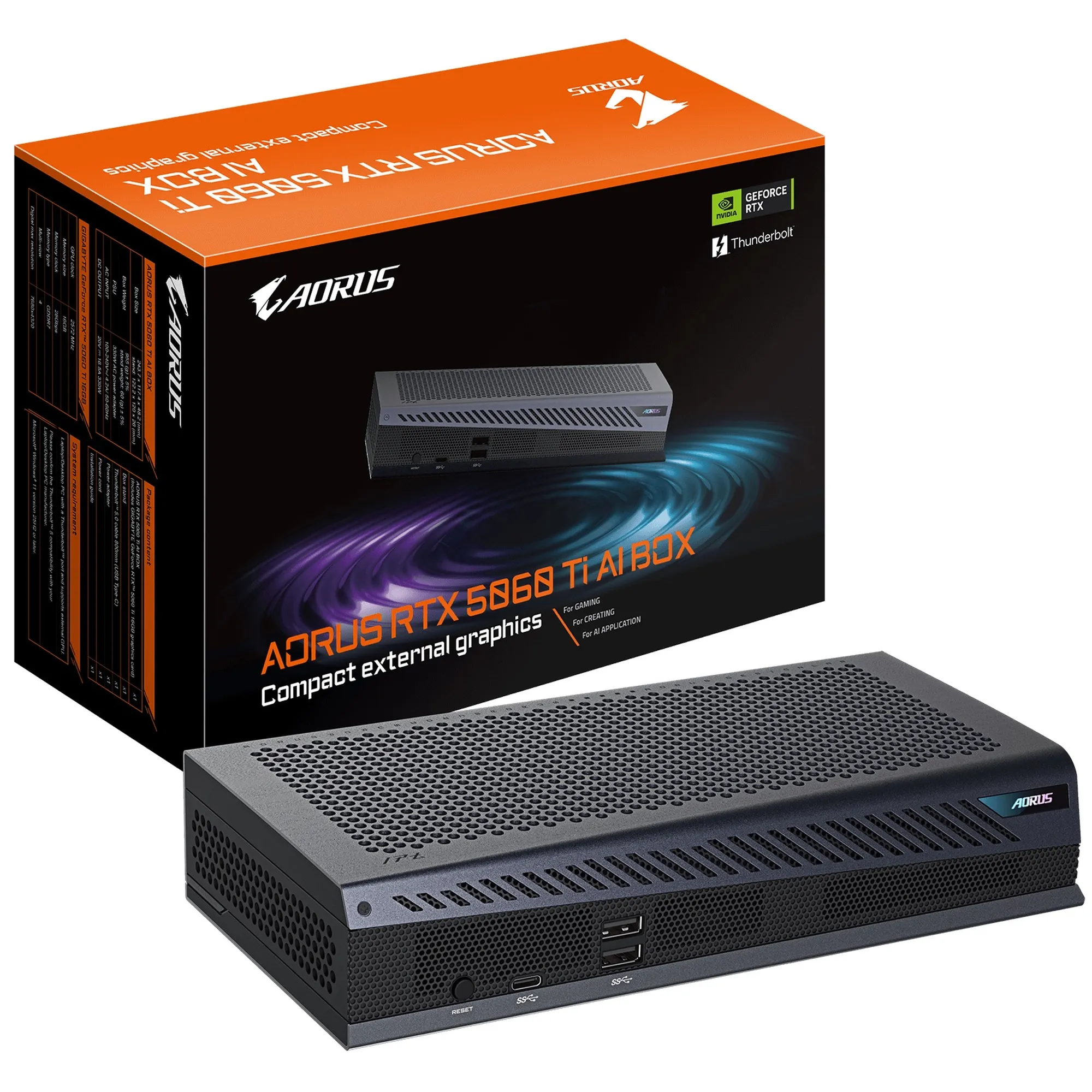 Купить Видеокарта GIGABYTE Nvidia GeForce RTX 5060 Ti AI BOX 16G (GV-N506TIXEB-16GD) - фото 7