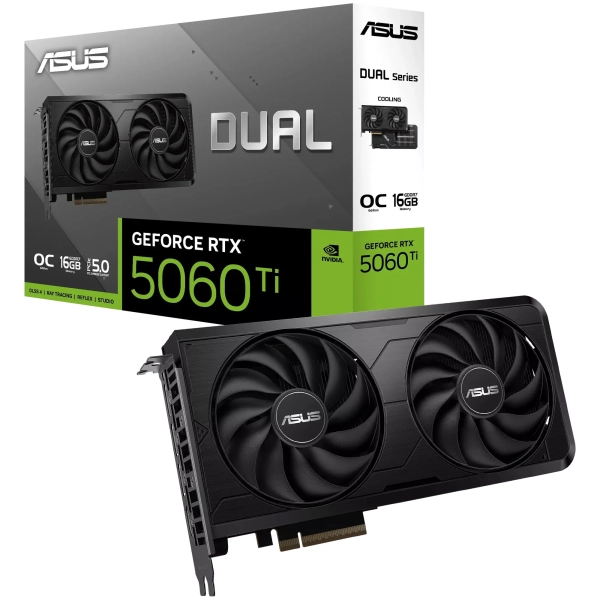 Купить Видеокарта ASUS Nvidia GeForce RTX 5060 Ti EVO OC 16GB GDDR7 (DUAL-RTX5060TI-O16G-EVO) - фото 14