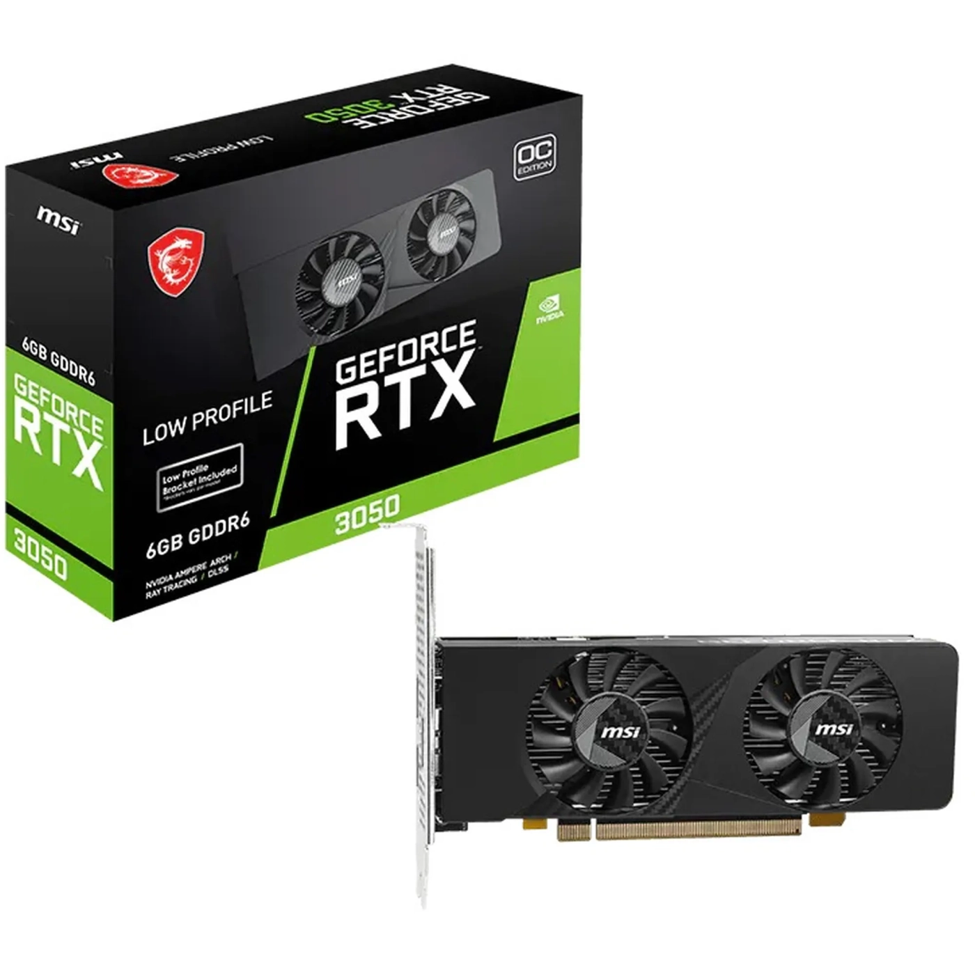 Купить Видеокарта MSI Nvidia GeForce RTX 3050 LP E 6G OC - фото 6