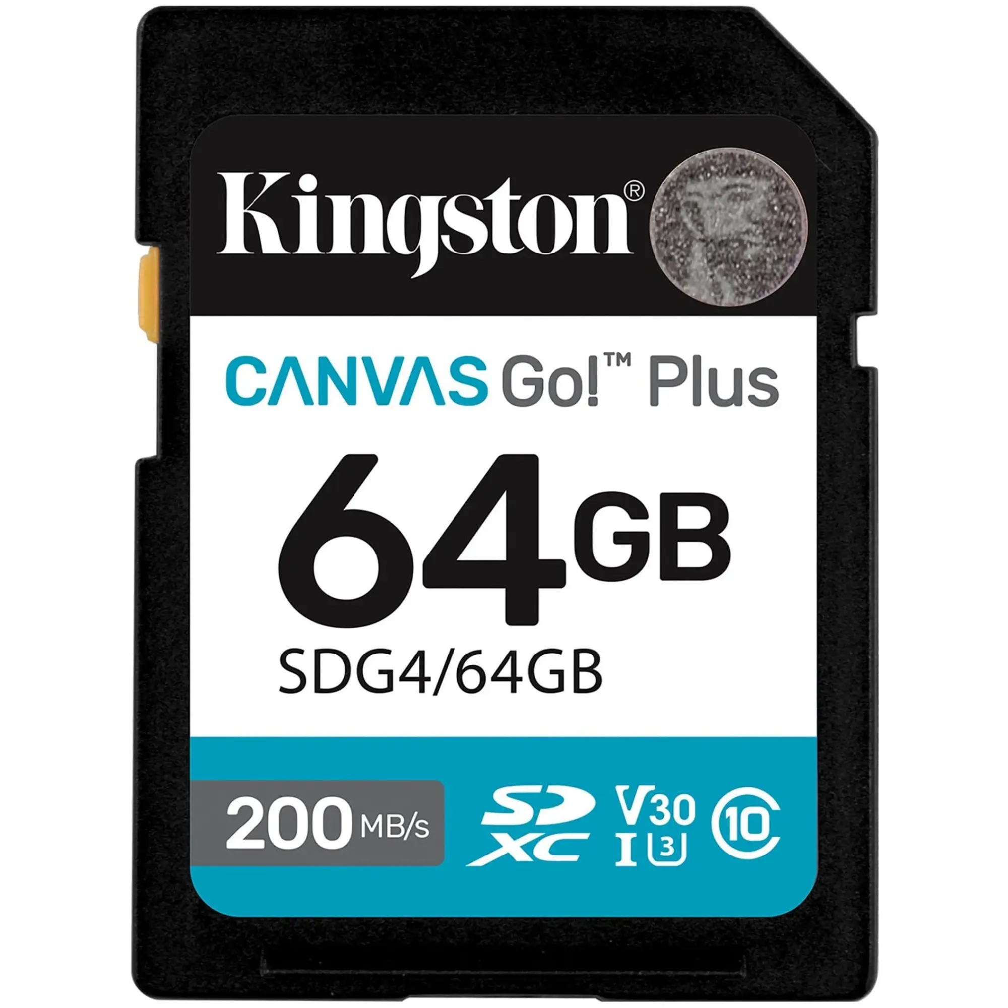 Купить Карта памяти Kingston 64GB SDXC Canvas Go Plus Gen4 200MB (SDG4/64GB) - фото 1