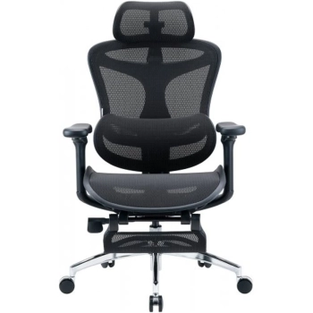 Купить Кресло офисное Sihoo DORO C300L Mesh with footrest Black (DORO-C300L-A3-101-JT) - фото 1